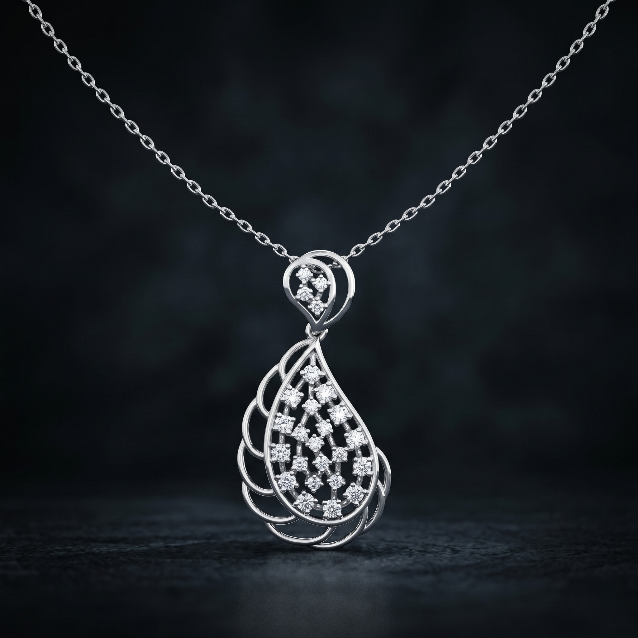 The Dewdrop Blossom Pendant
