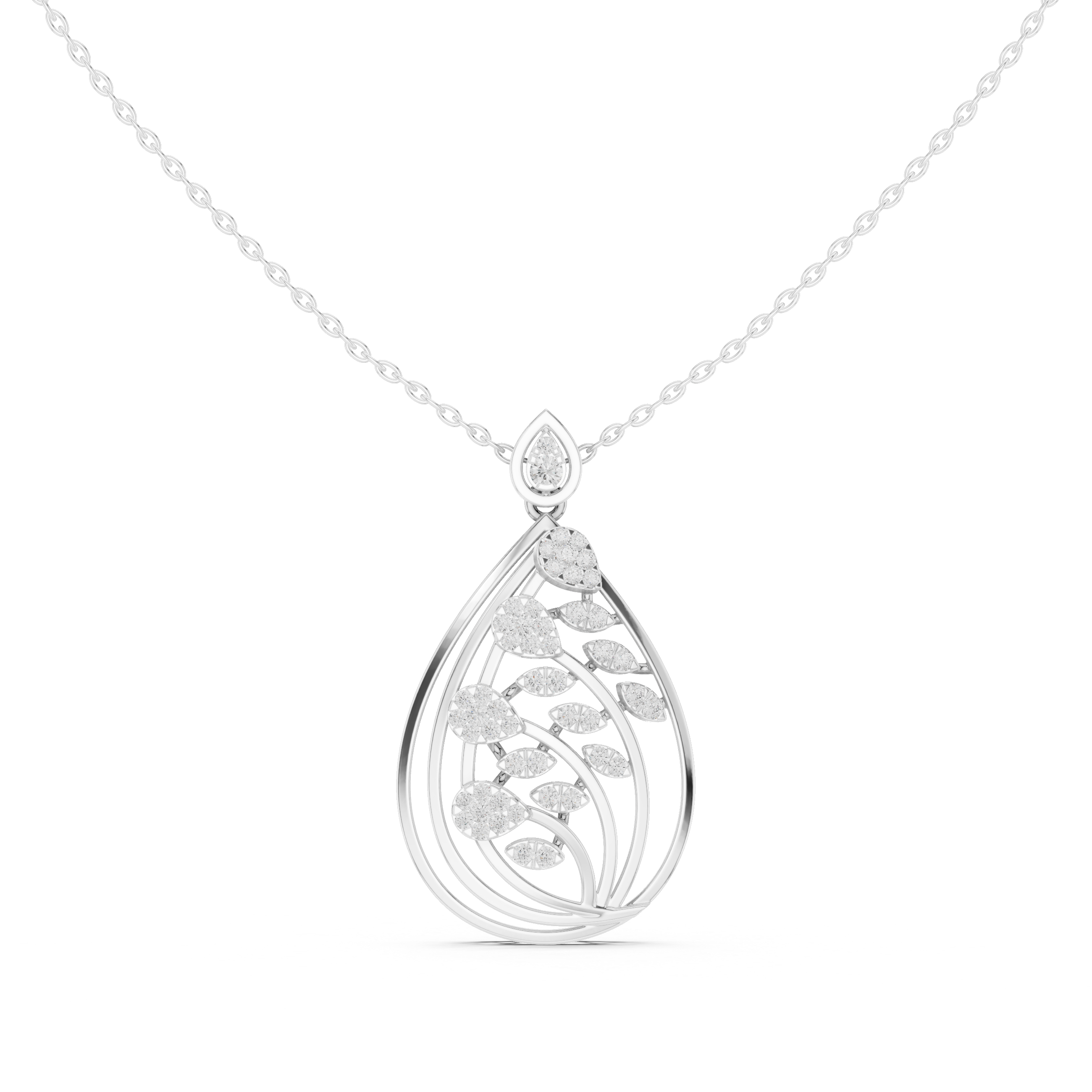 The Dewdrop Petal Pendant