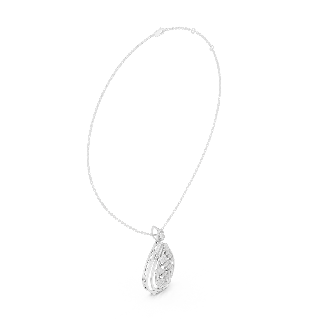 The Dewdrop Petal Pendant