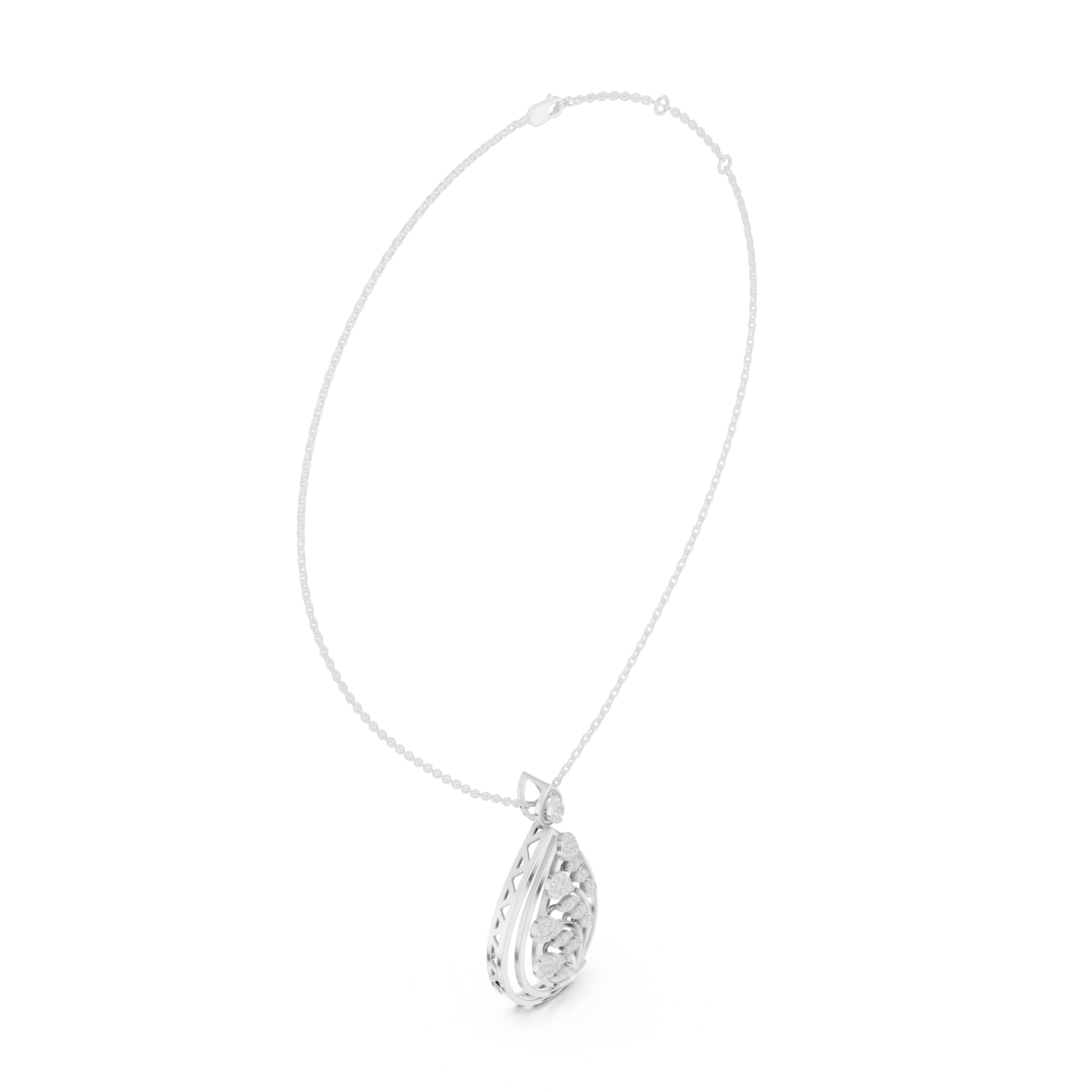 The Dewdrop Petal Pendant
