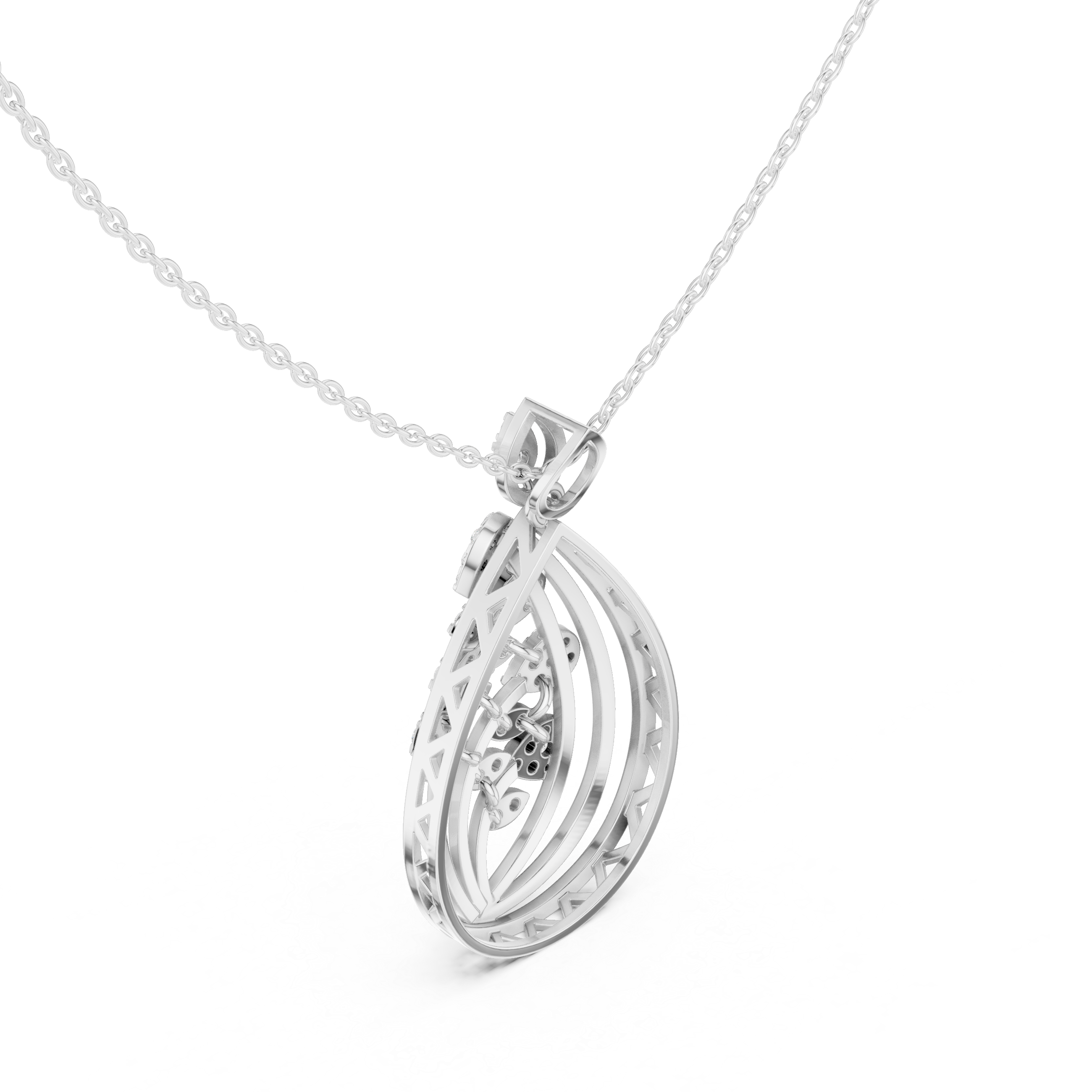 The Dewdrop Petal Pendant