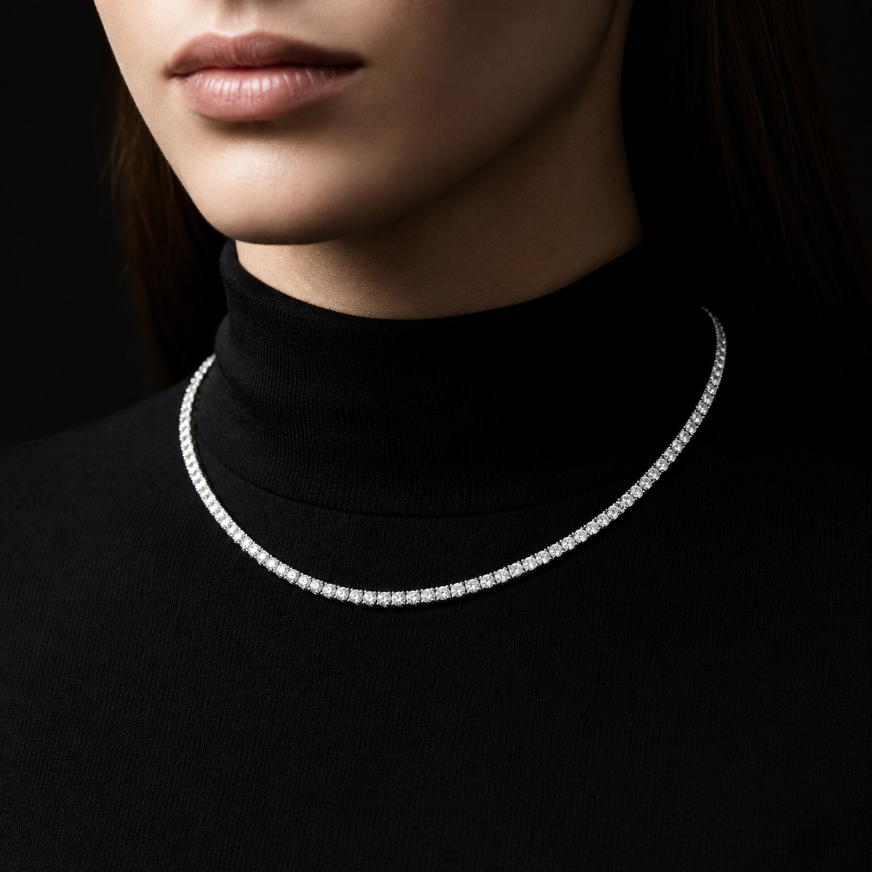0.30 Carat Aamira Tennis Necklace
