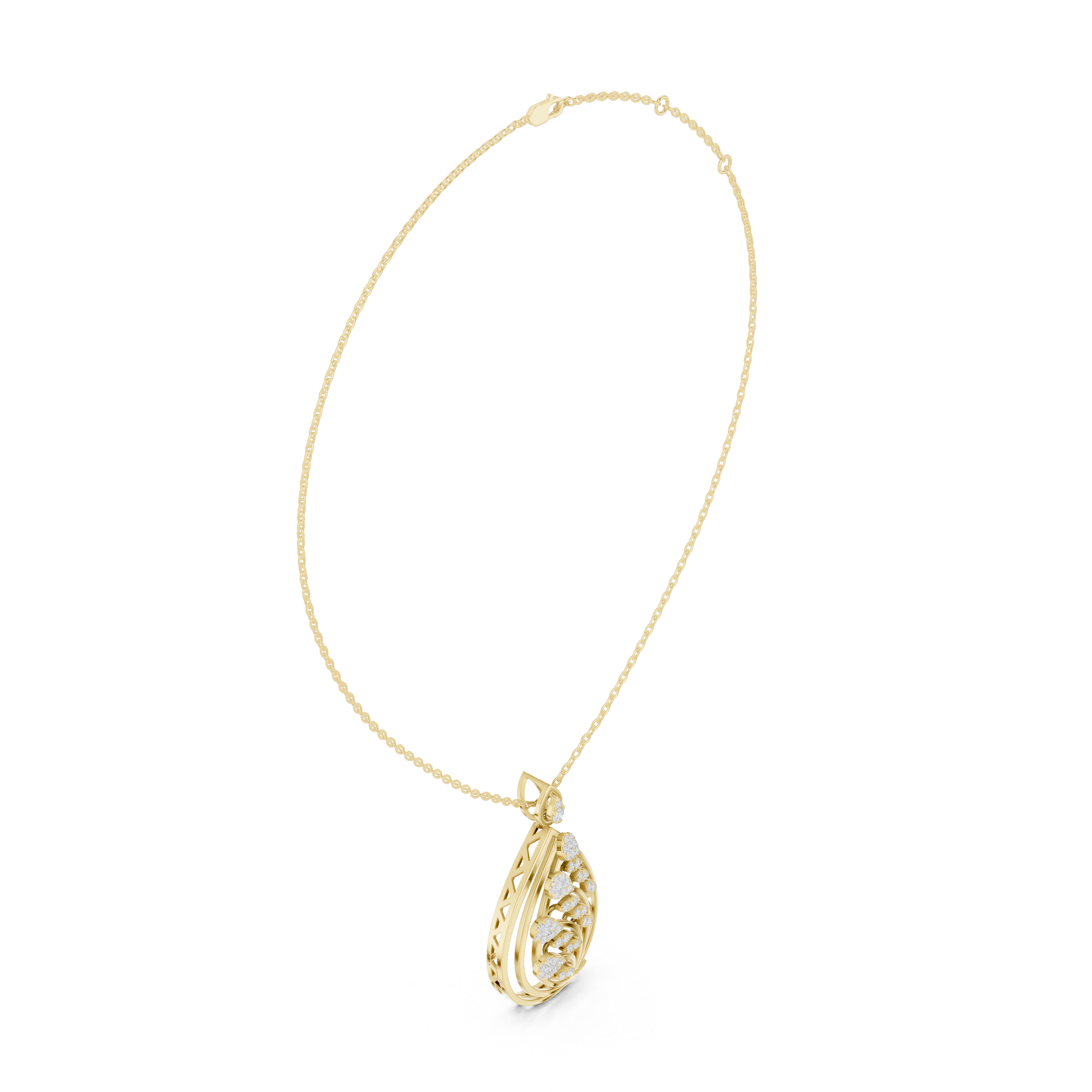 The Dewdrop Petal Pendant