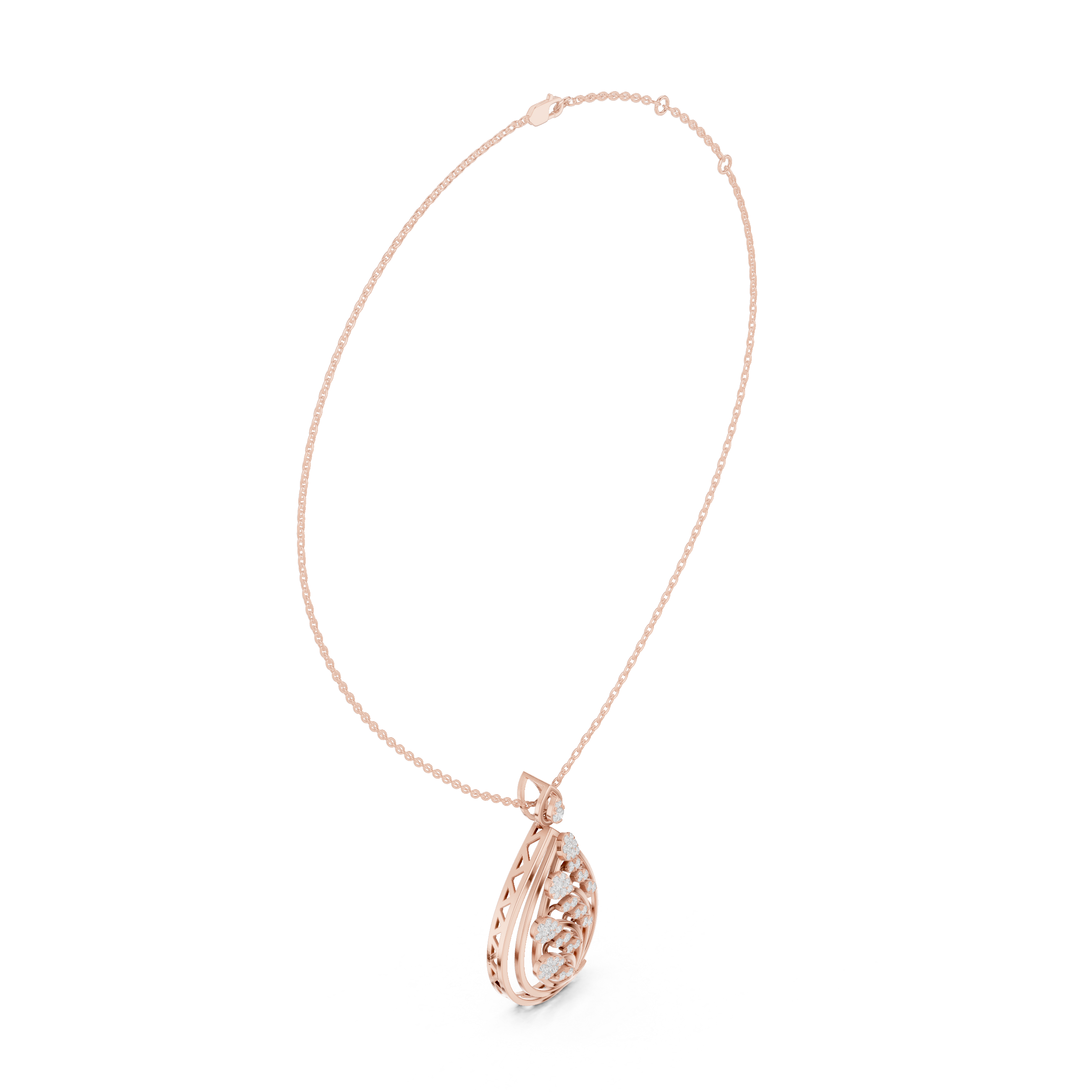 The Dewdrop Petal Pendant