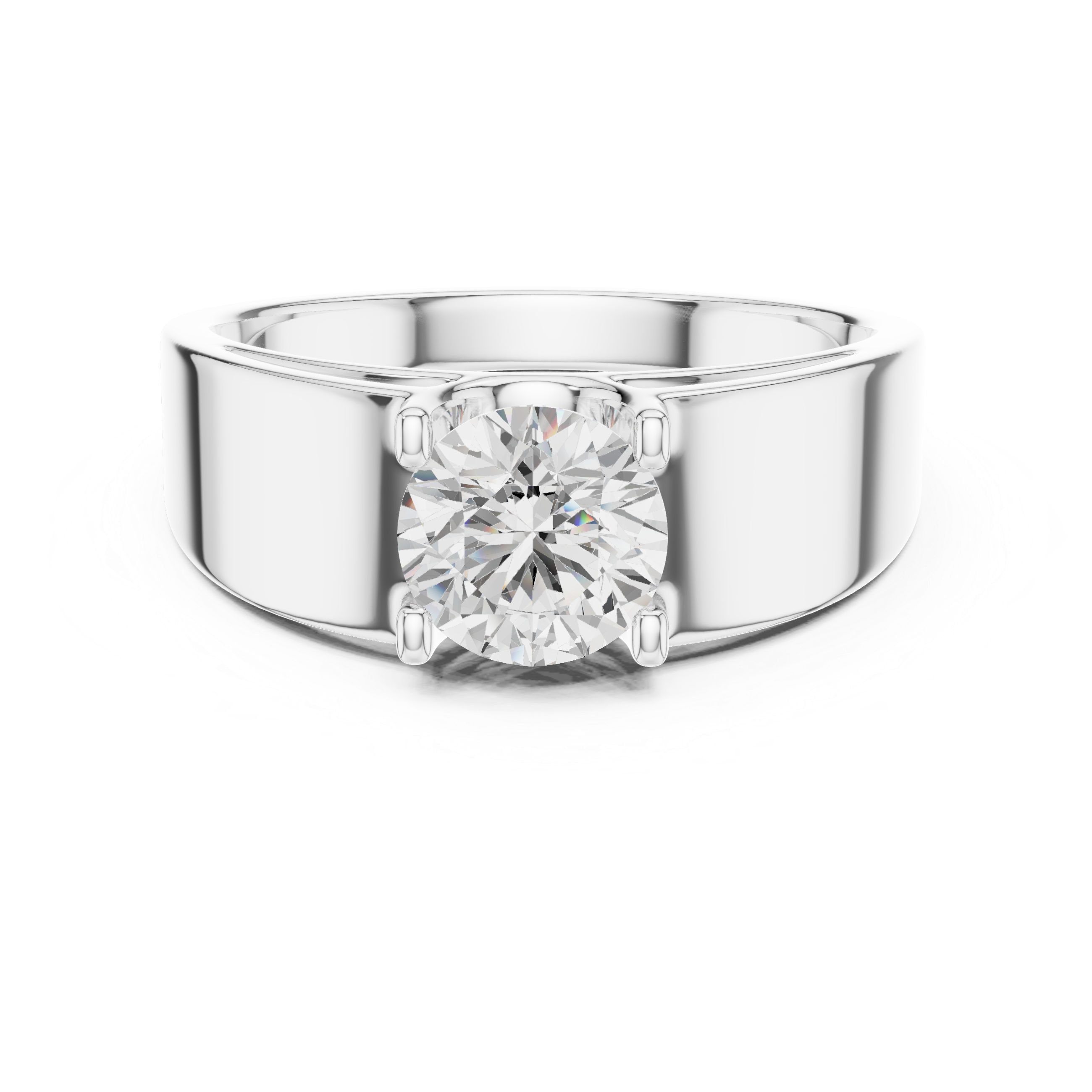 The Apex Solitaire Ring