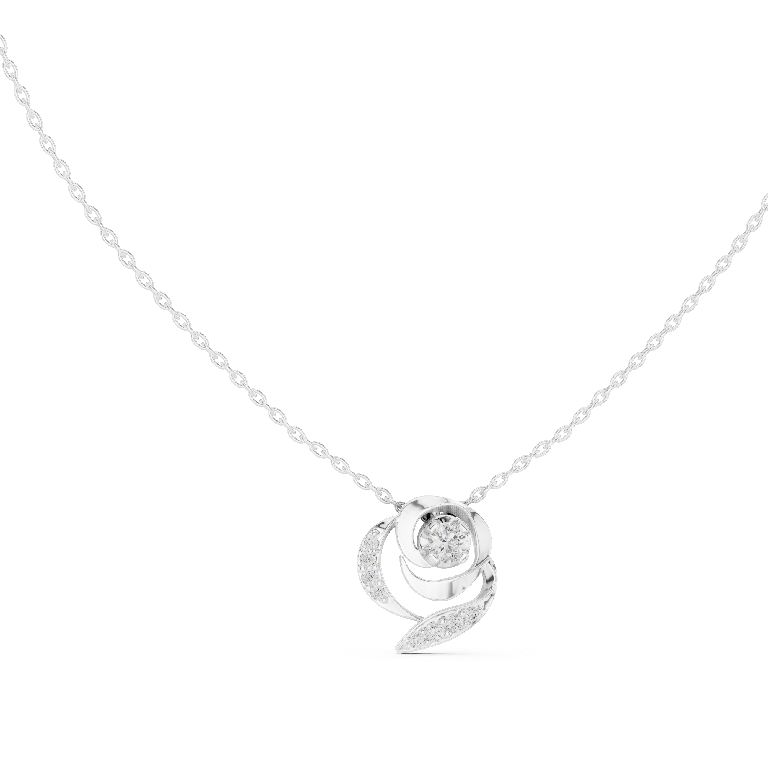 The Luna Petal Pendant