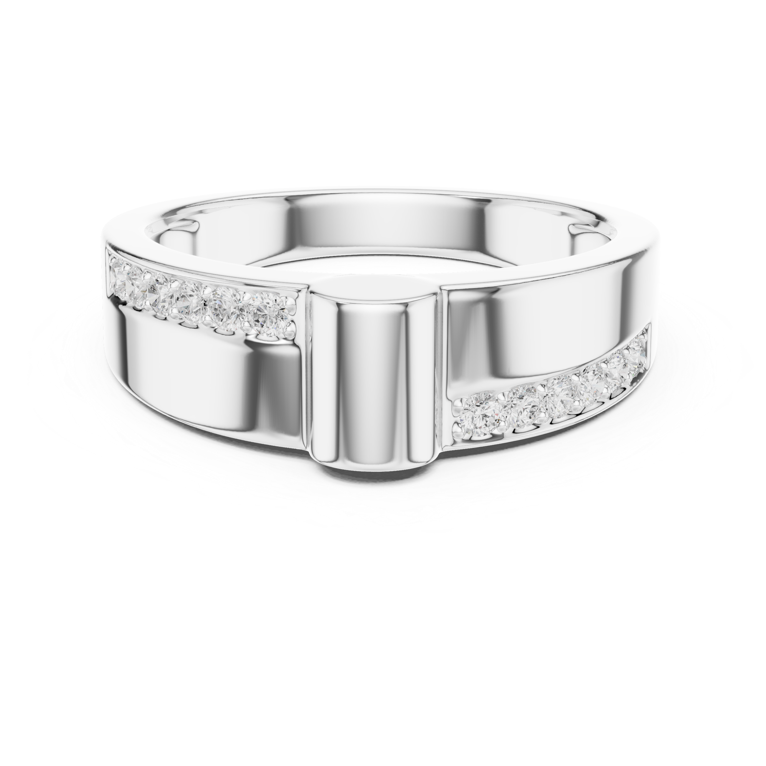 The Powerline Diamond Ring