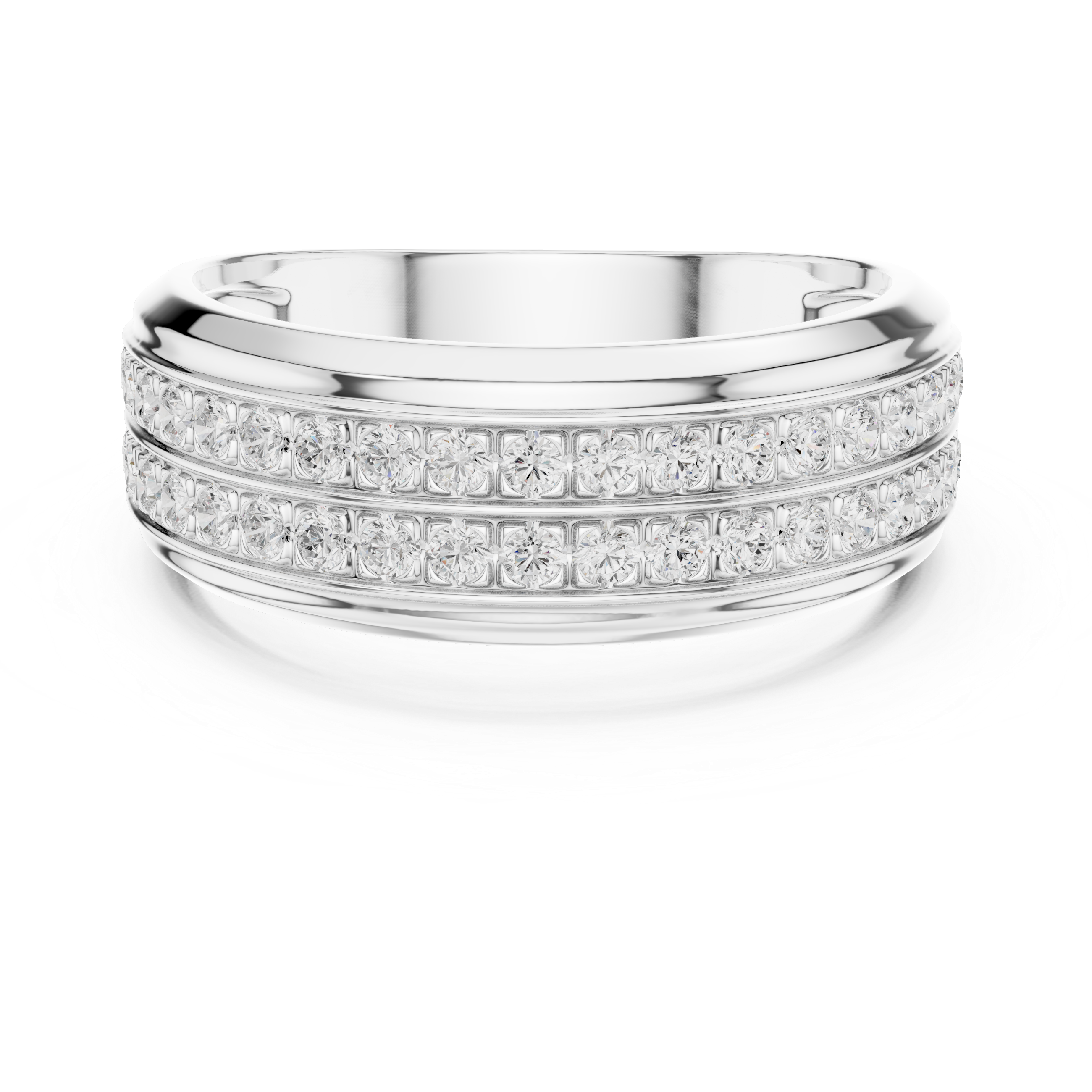 The Regal Twin Band Ring