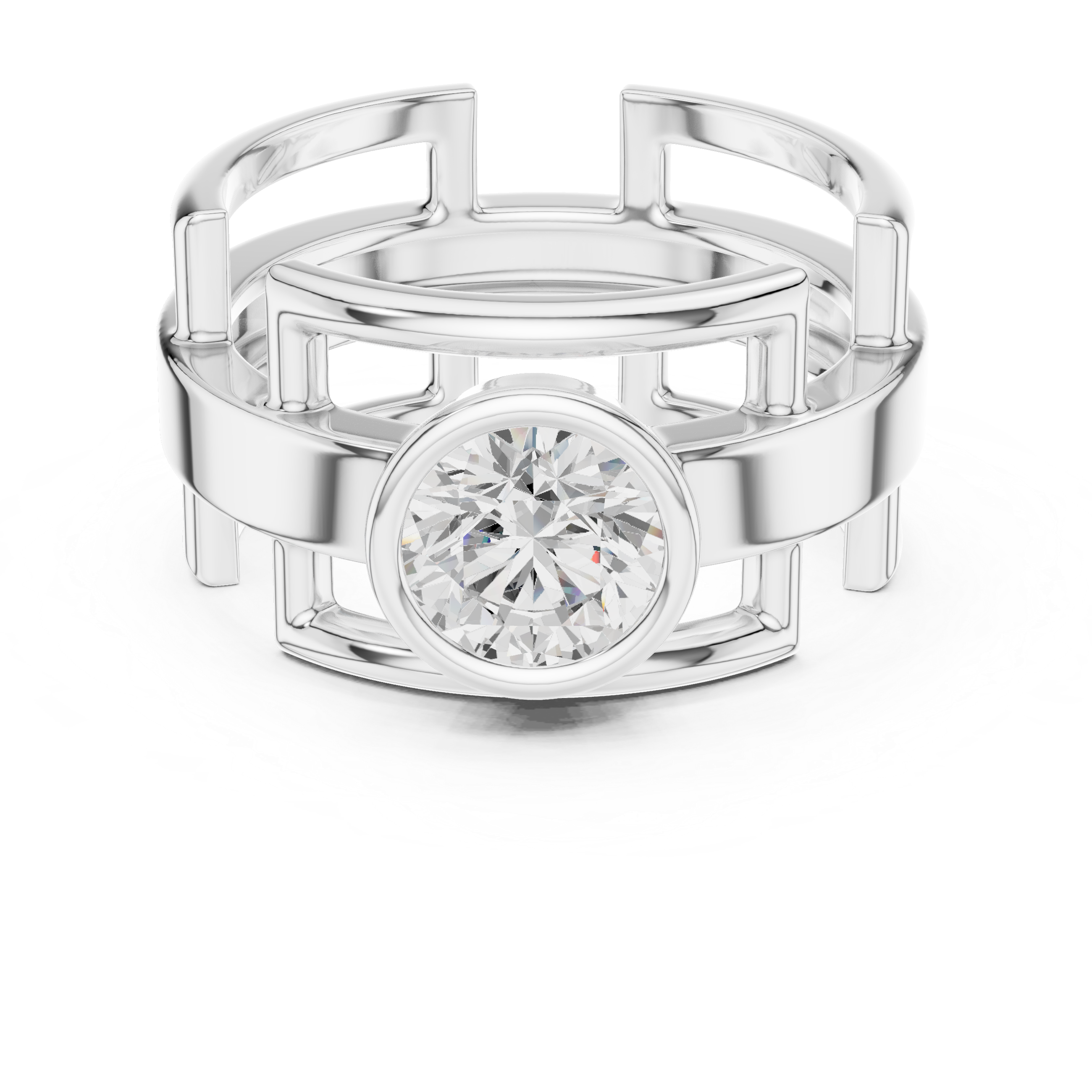 The Titan Bezel Ring