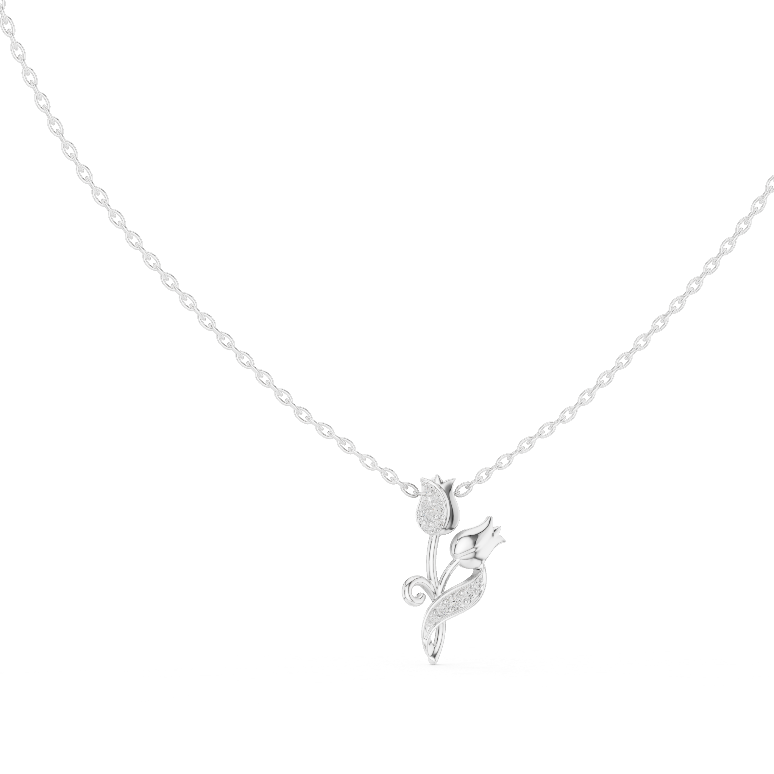 The Twin Tulip Pendant
