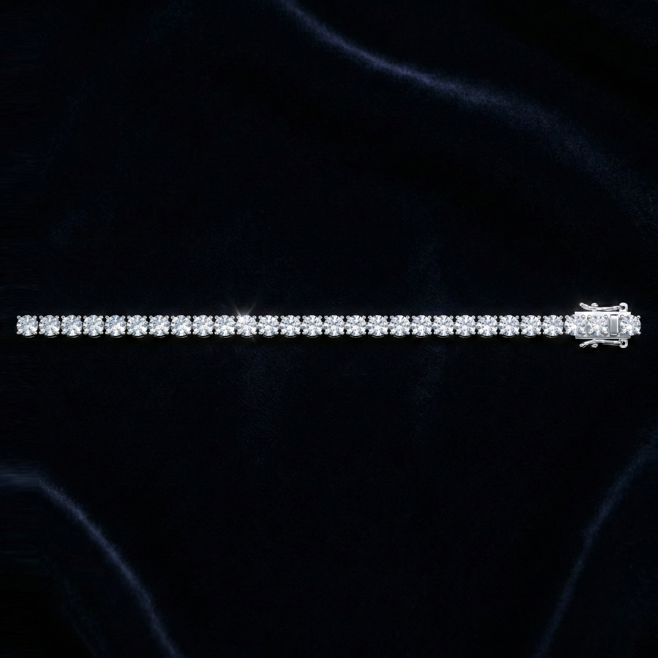 Round Tennis Bracelet