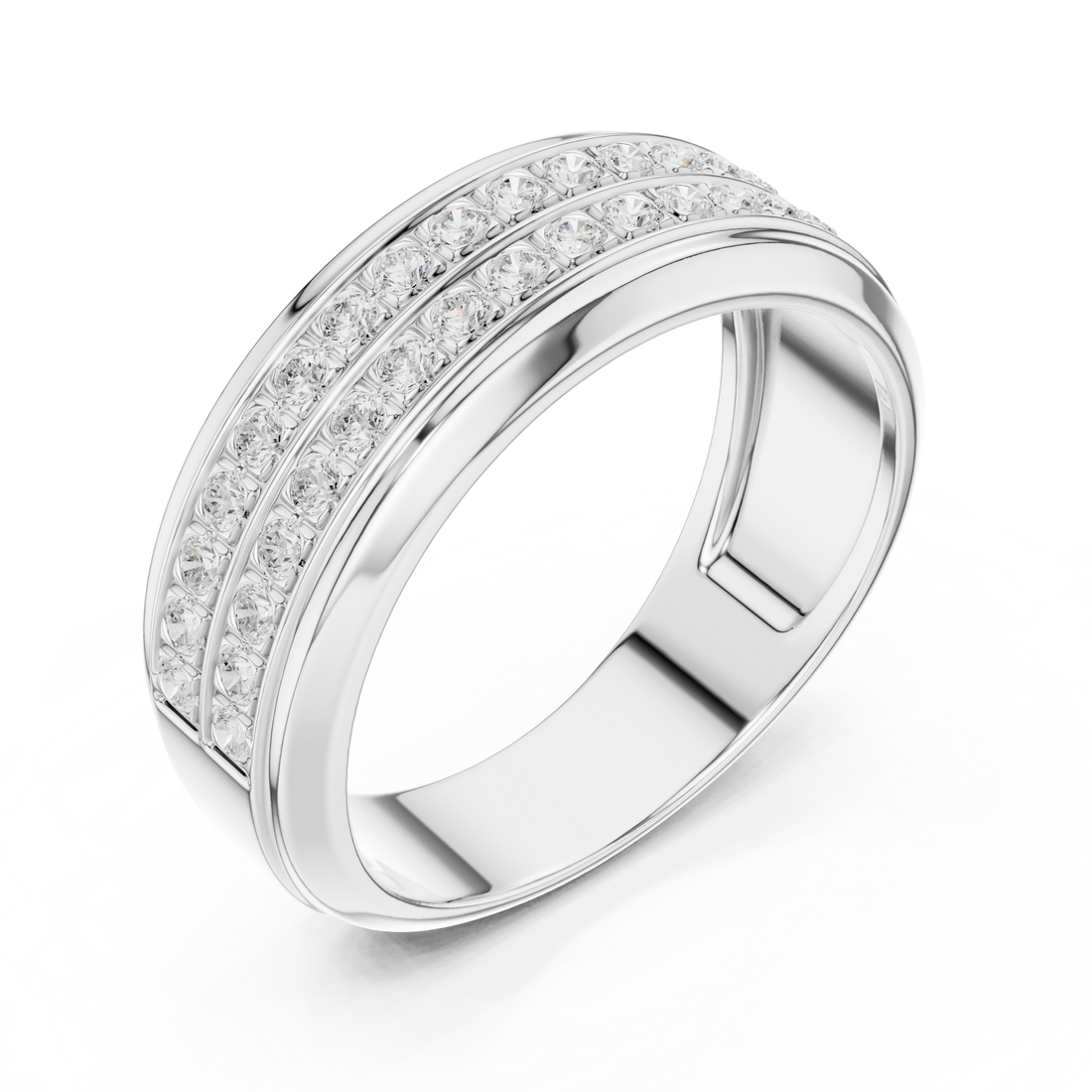 The Regal Twin Band Ring