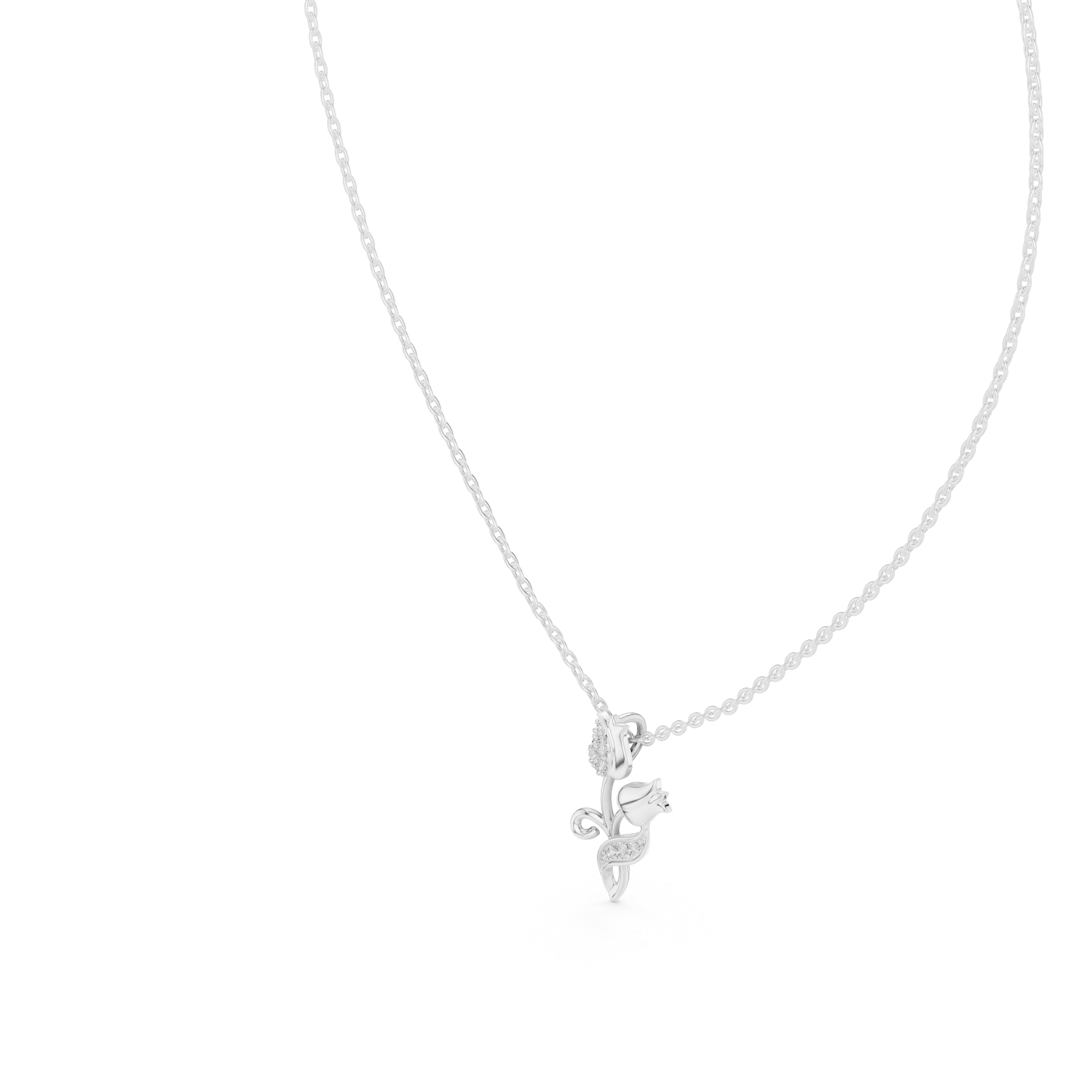 The Twin Tulip Pendant