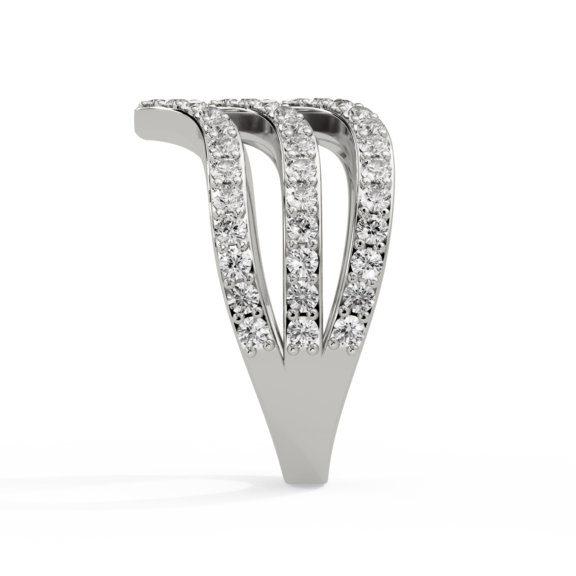 The Triple Chevron Ring