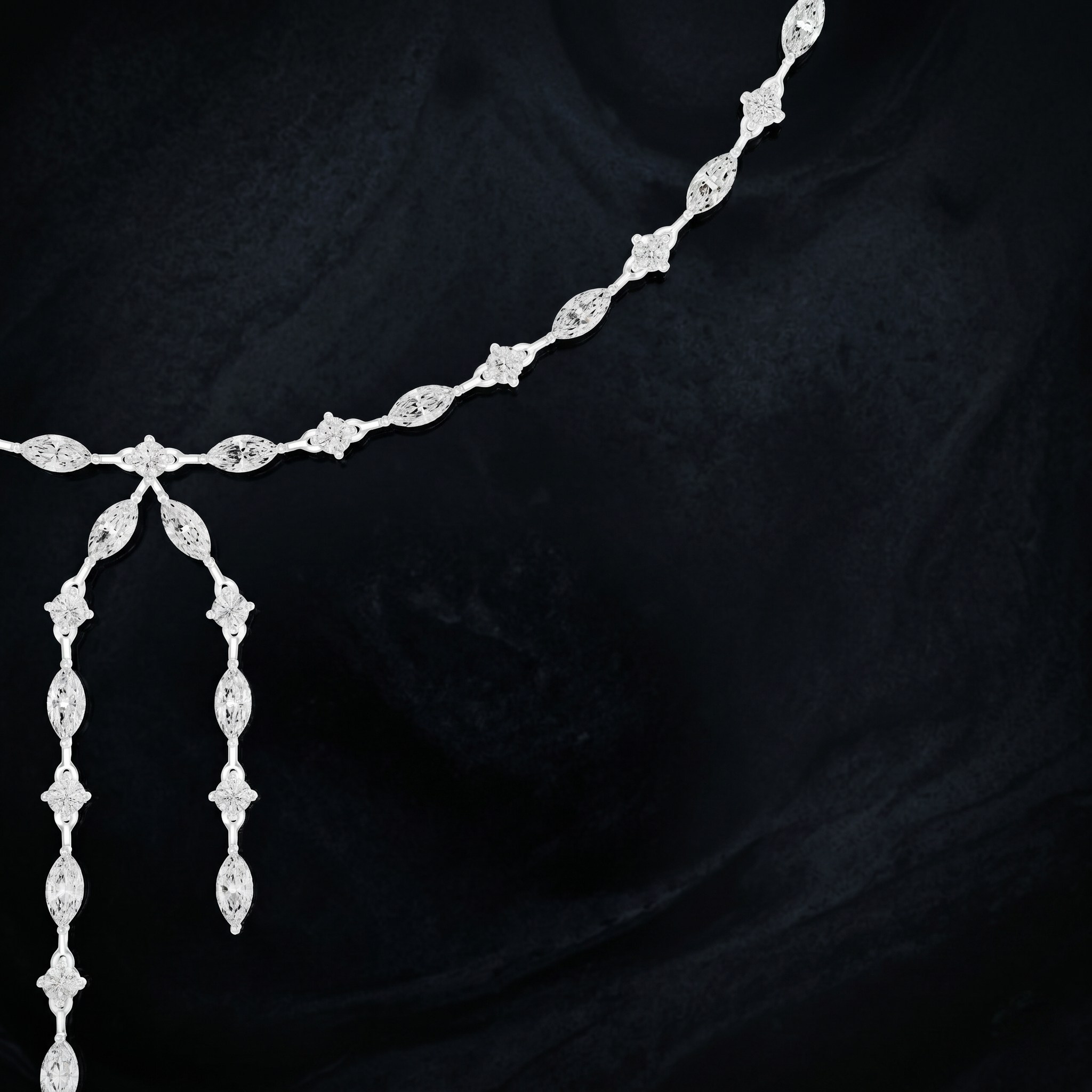 The Frozen Rain Drop Necklace
