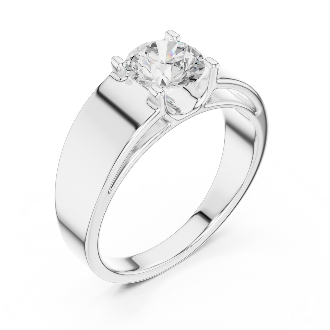 The Apex Solitaire Ring