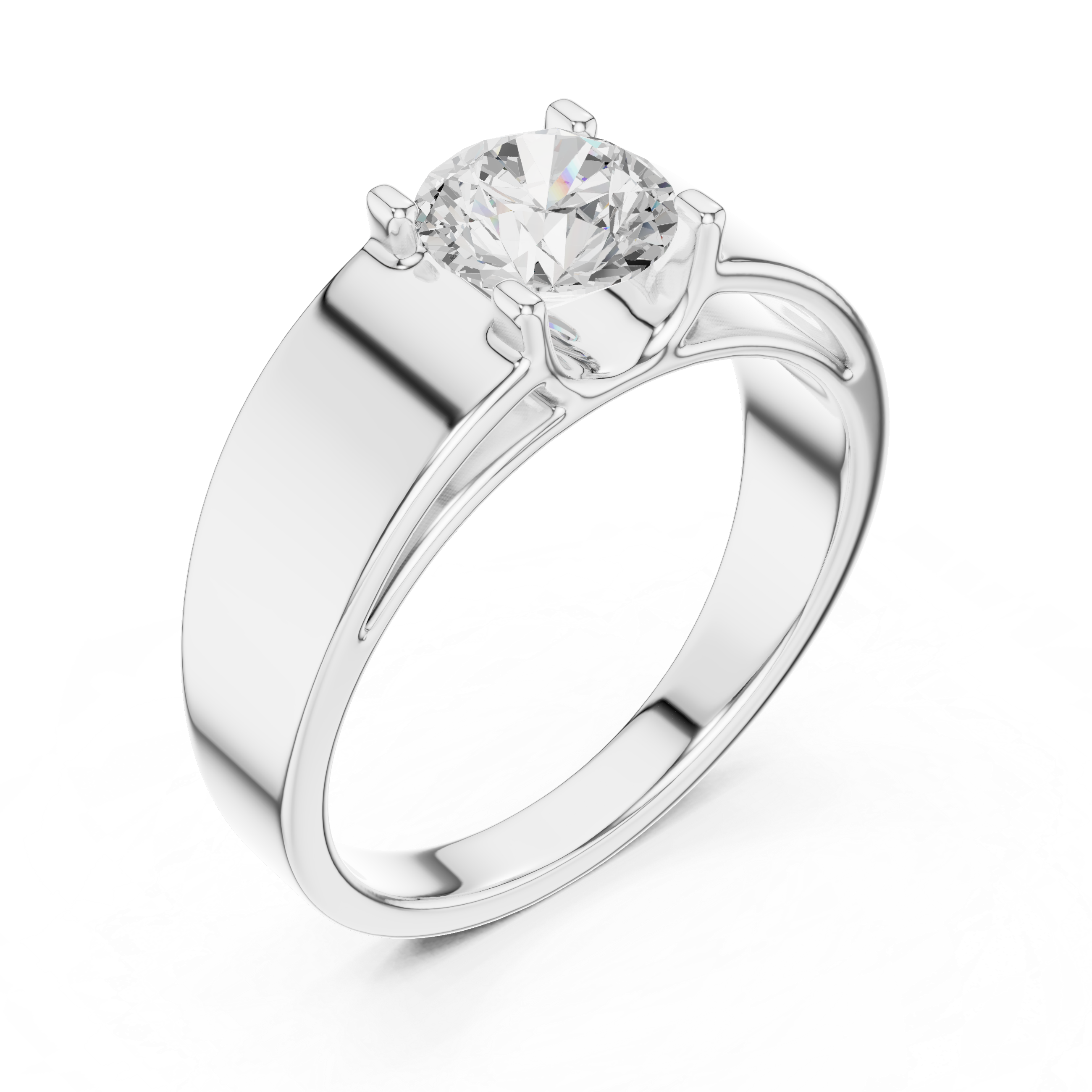 The Apex Solitaire Ring