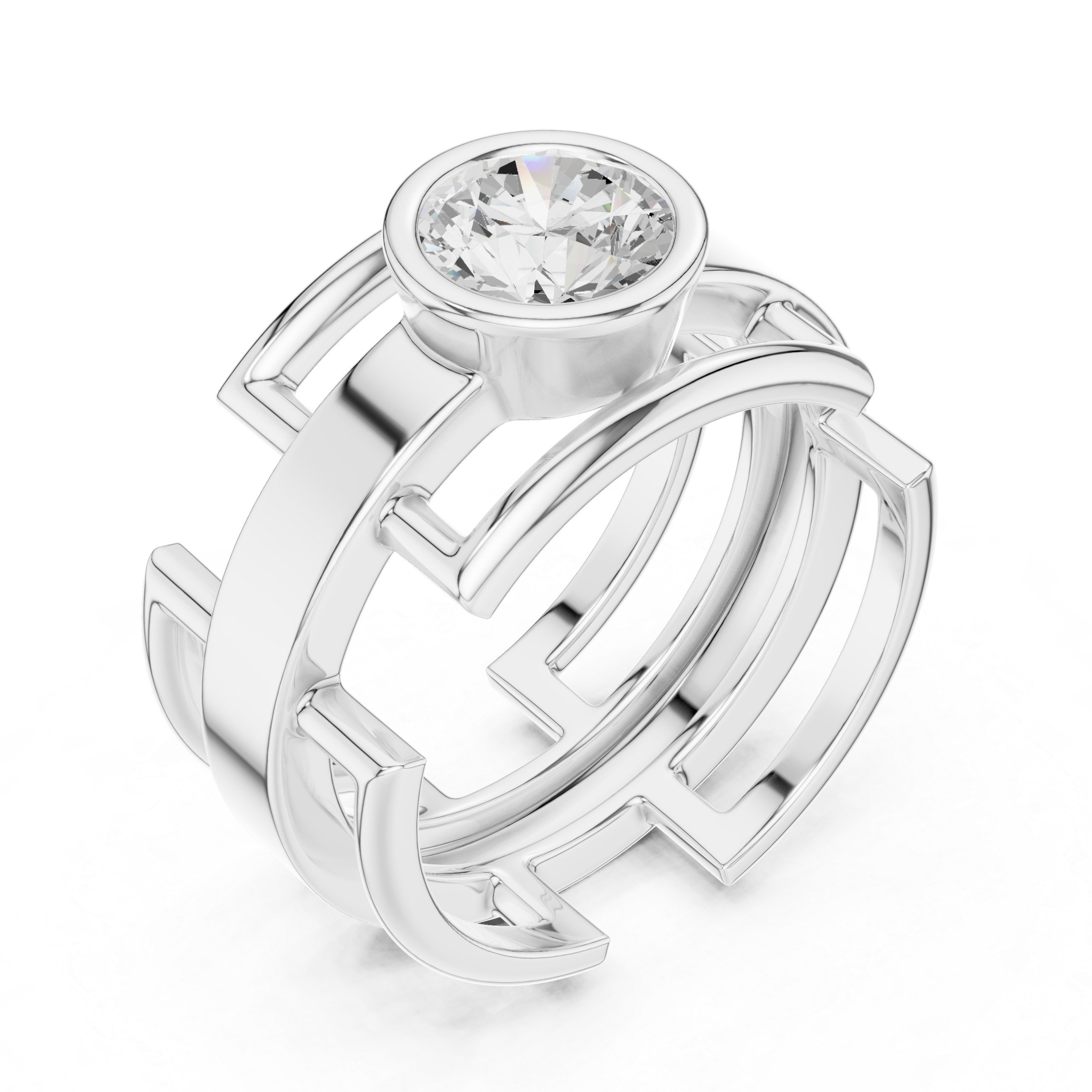 The Titan Bezel Ring