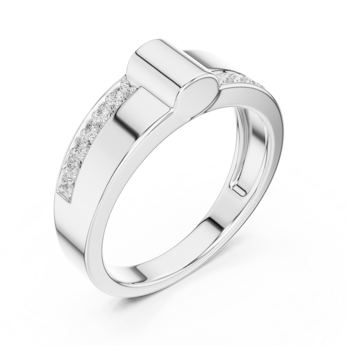 The Powerline Diamond Ring