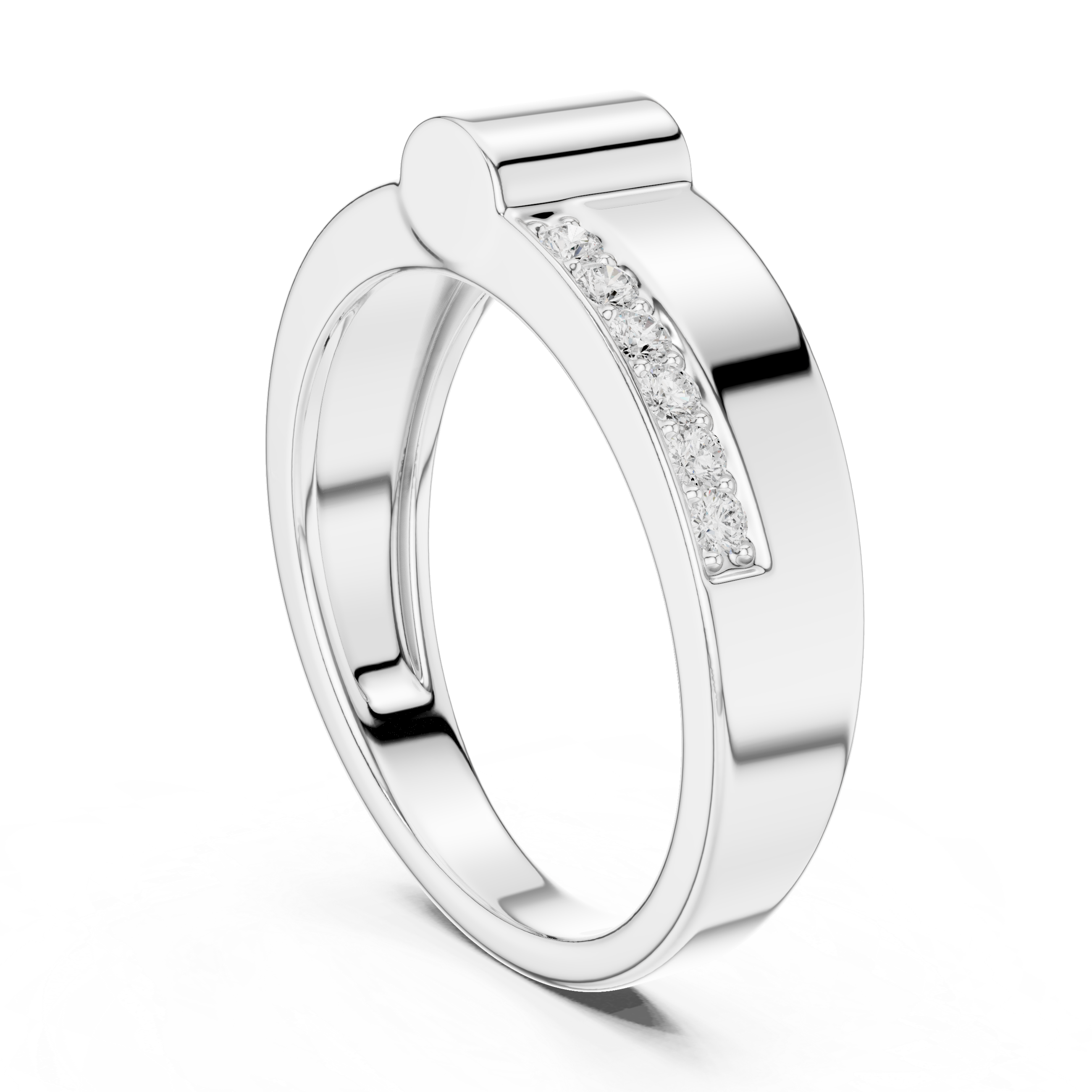 The Powerline Diamond Ring
