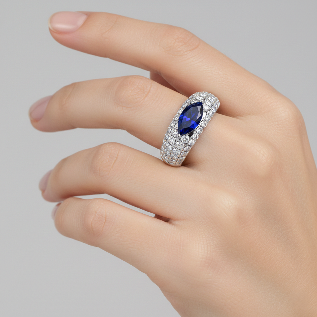 Stellar Marquise Ring