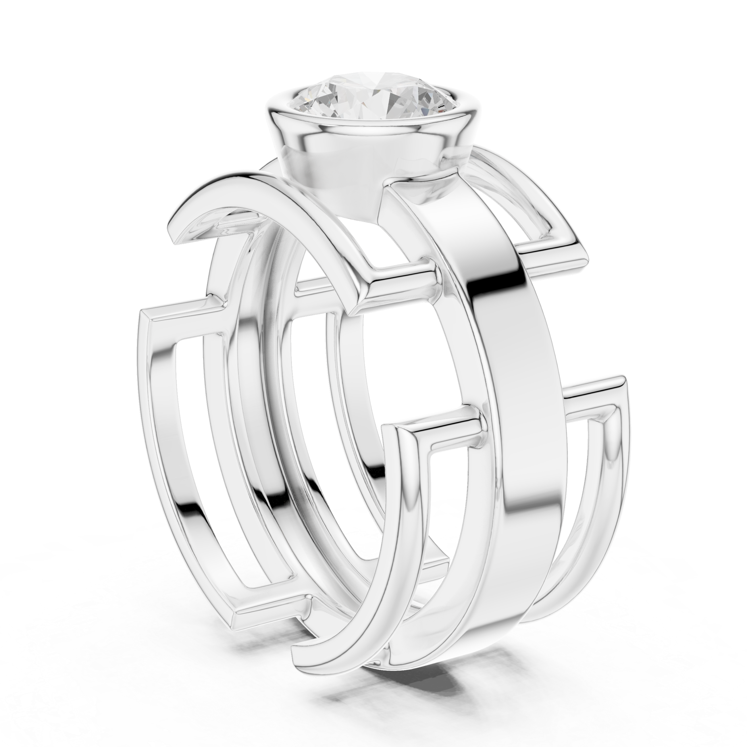 The Titan Bezel Ring