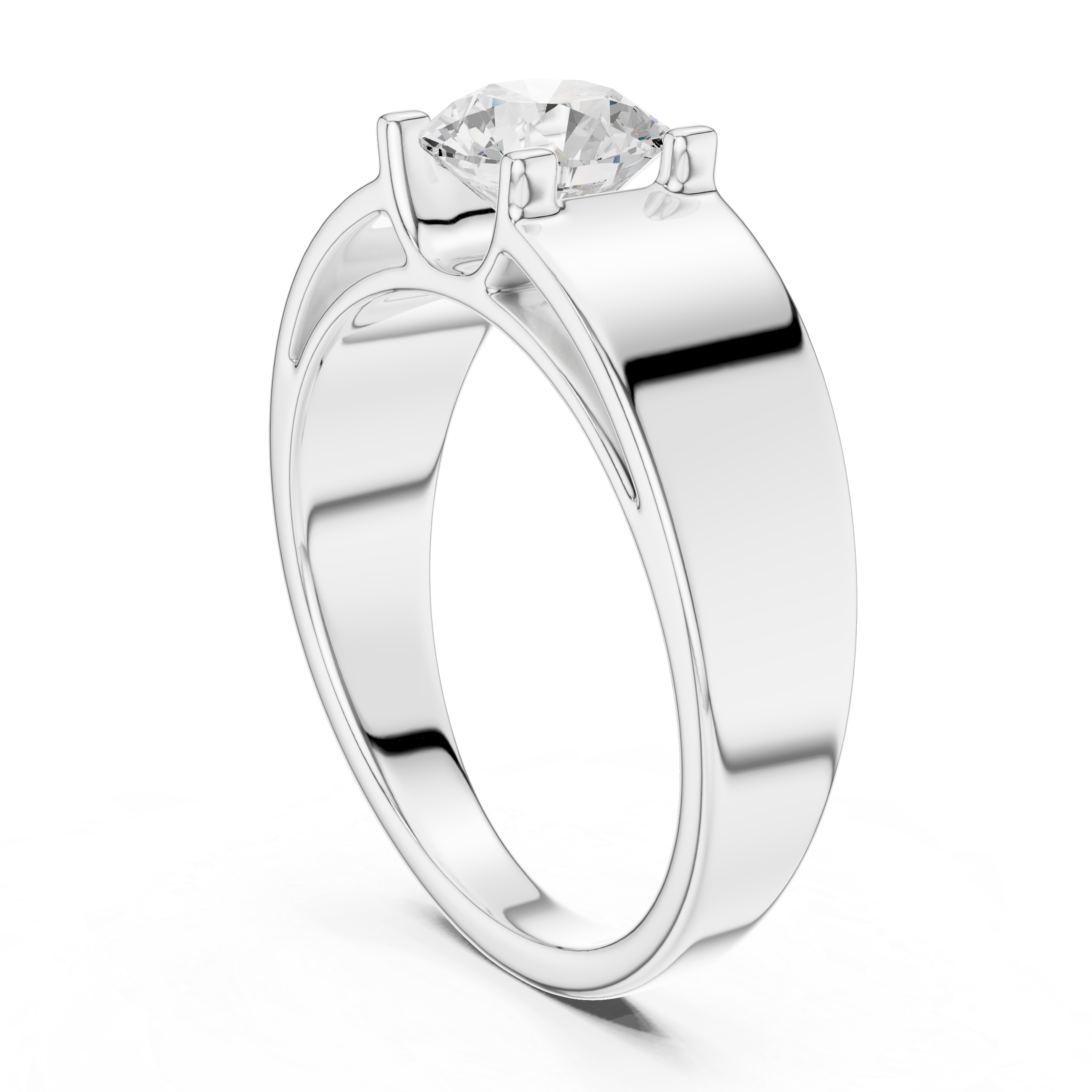 The Apex Solitaire Ring