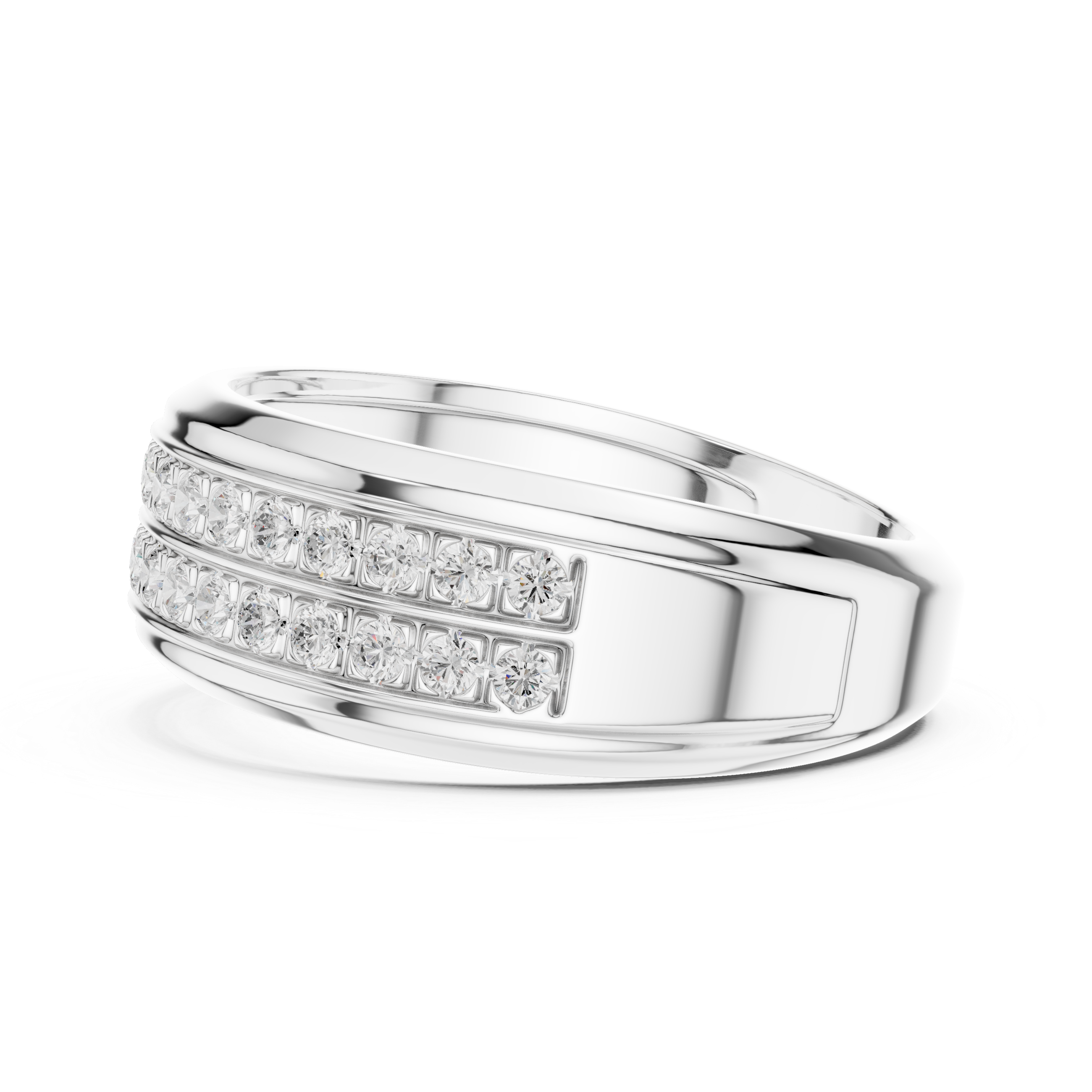 The Regal Twin Band Ring