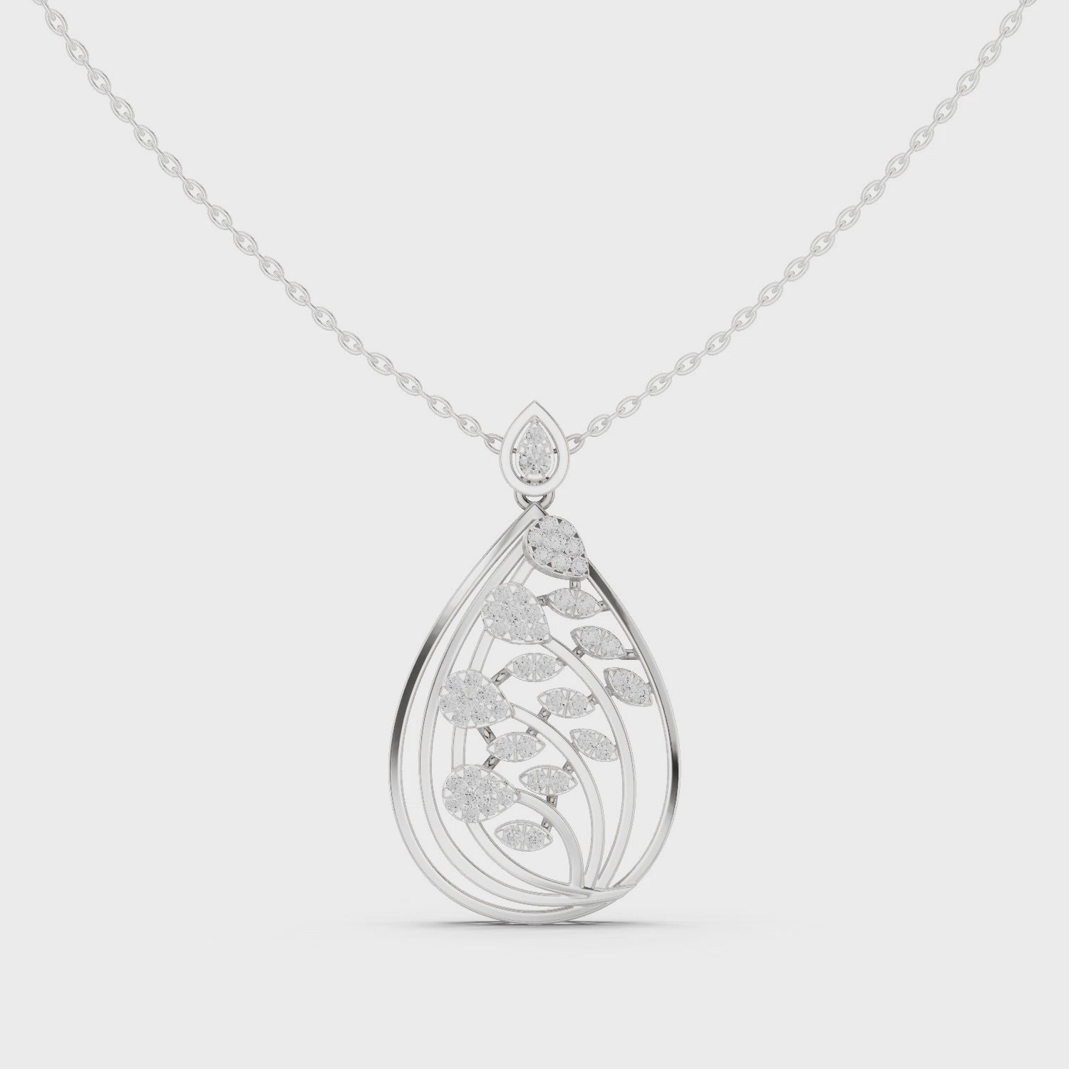 The Dewdrop Petal Pendant