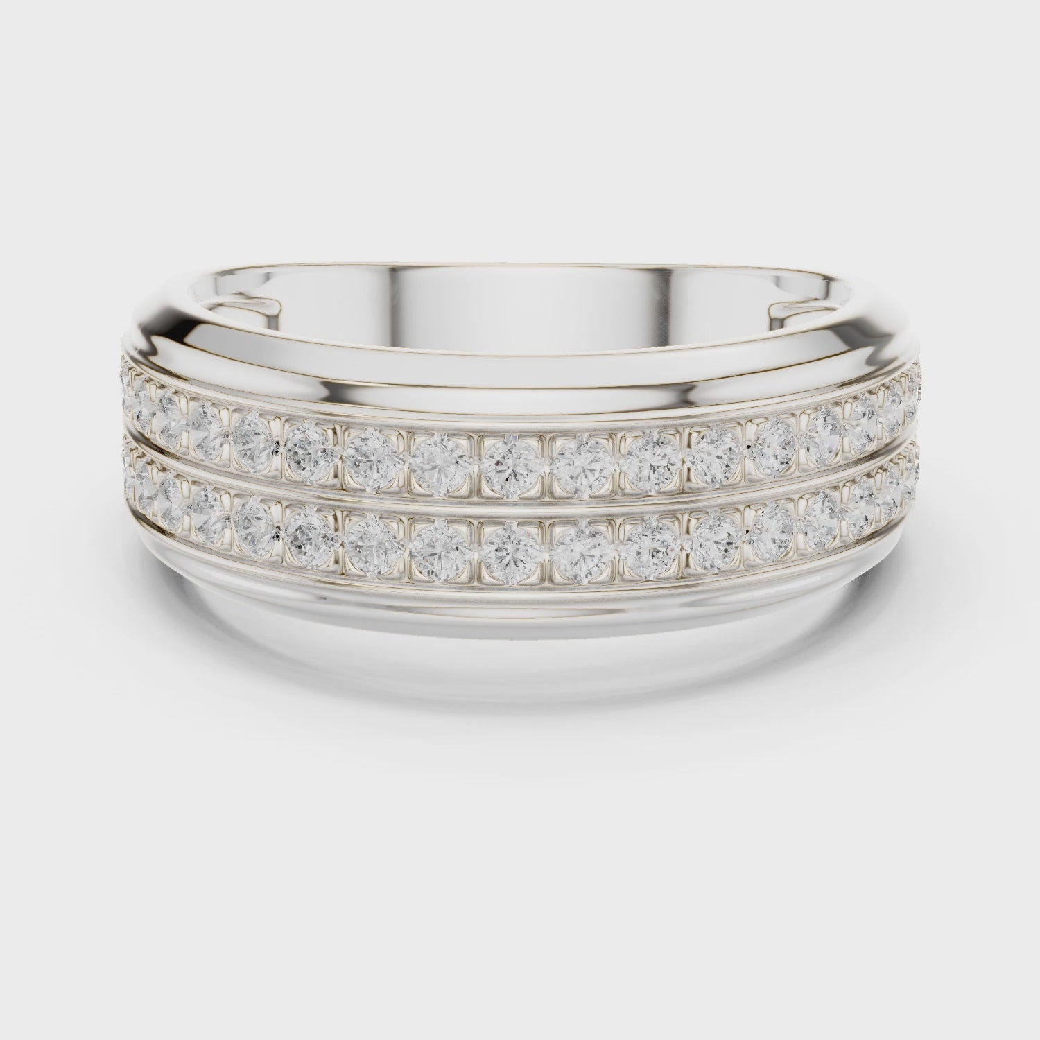 The Regal Twin Band Ring