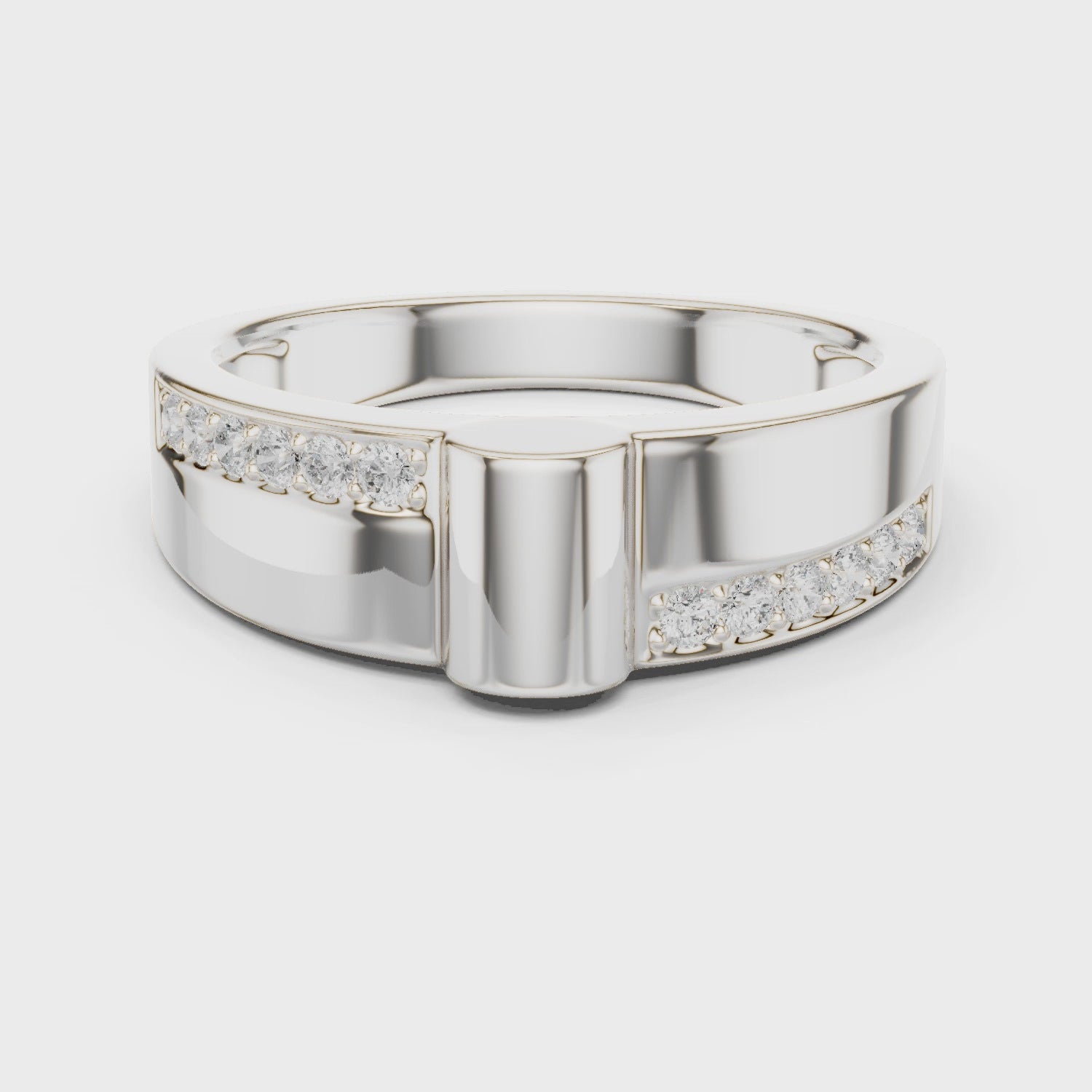 The Powerline Diamond Ring